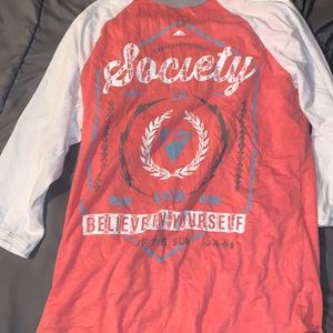 New society baseball tee Small